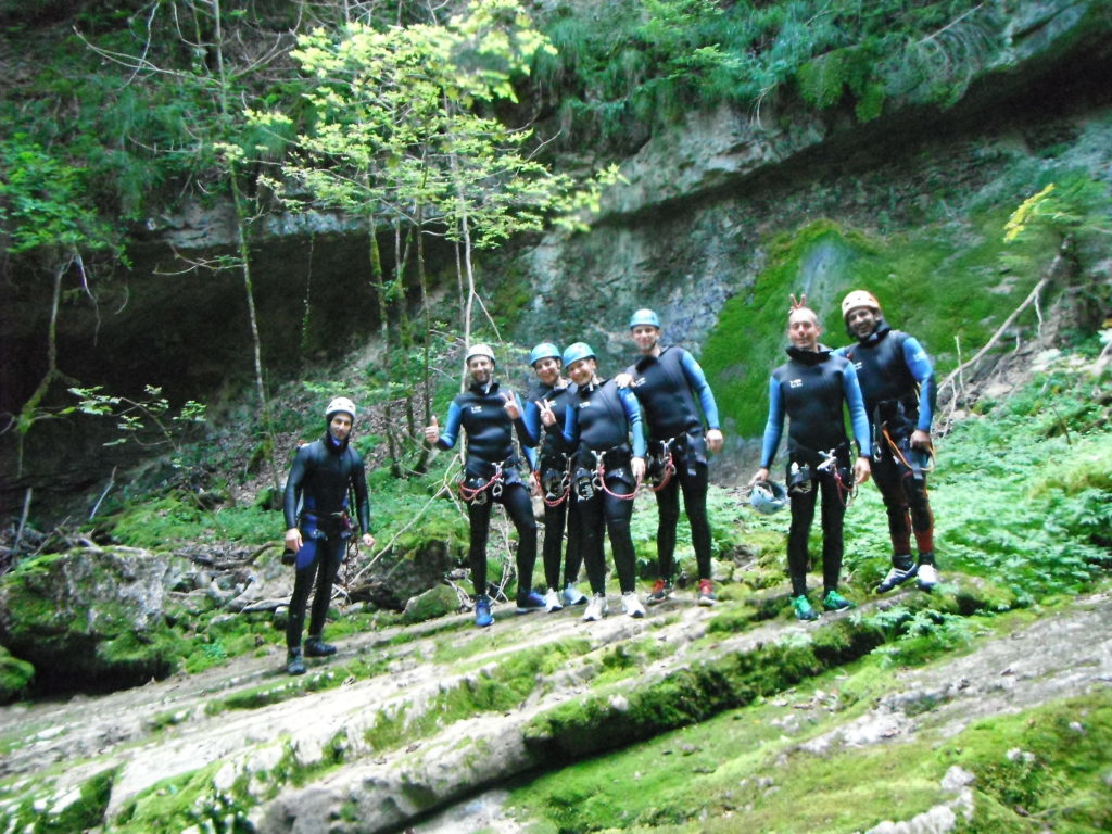comité d'entreprise sport de nature Lyon (69) Canyoning, escalade, via-ferrata, via-cordata